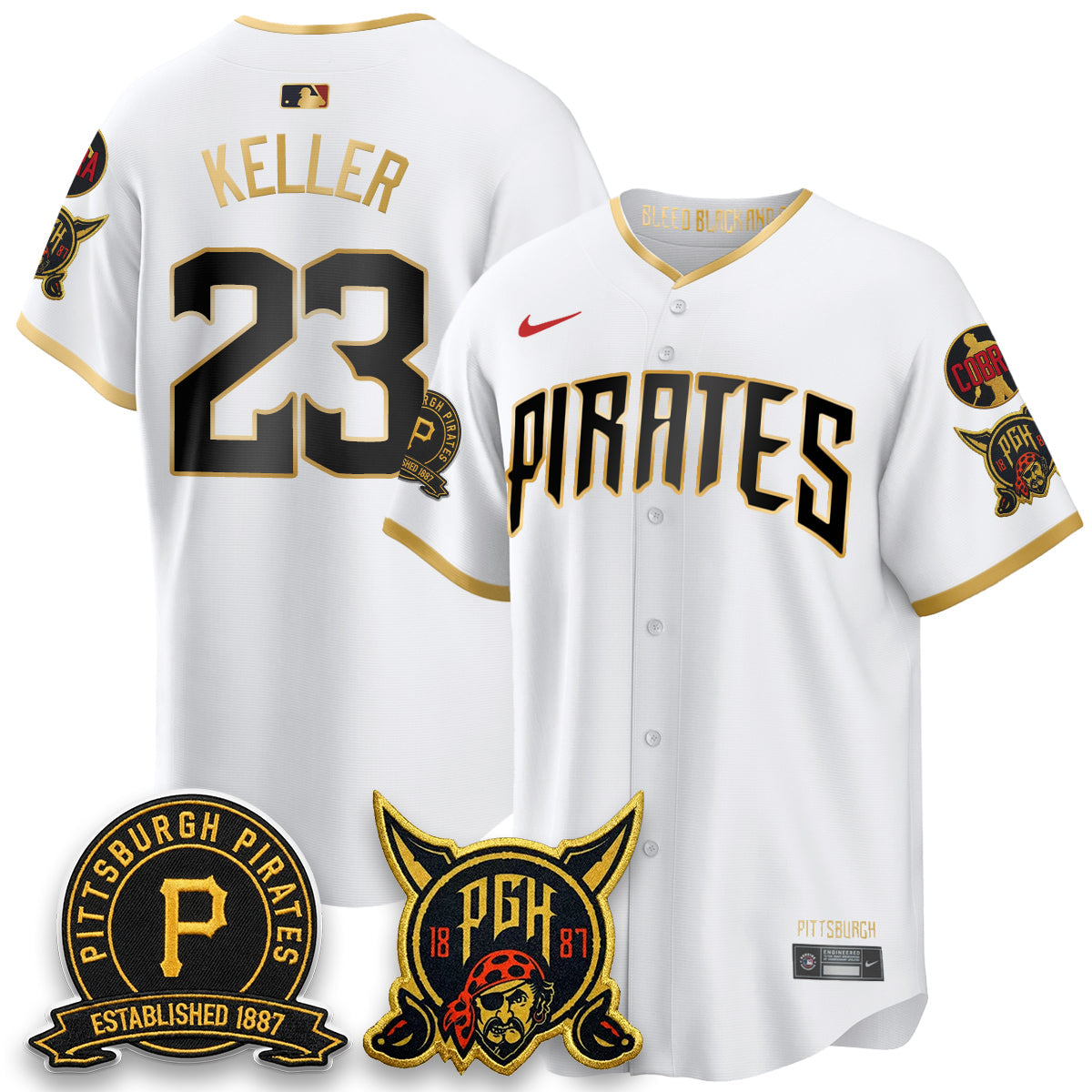 PIT Vapor Limited Jersey - Cobra & Est 1887 Patch - All Stitched