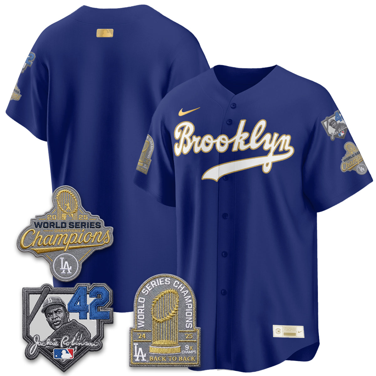 LAD 2026 Brooklyn Jackie Robinson Limited Jersey - Stitched