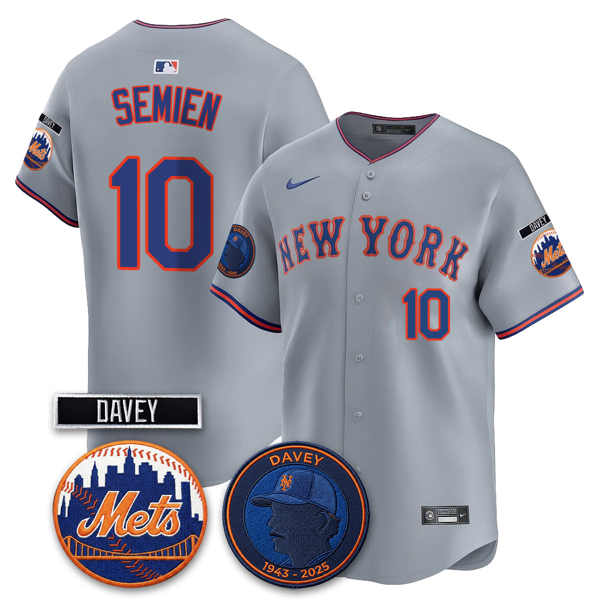 NYM 2026 Davey Johnson In Memoriam Vapor Limited Jersey - All Stitched