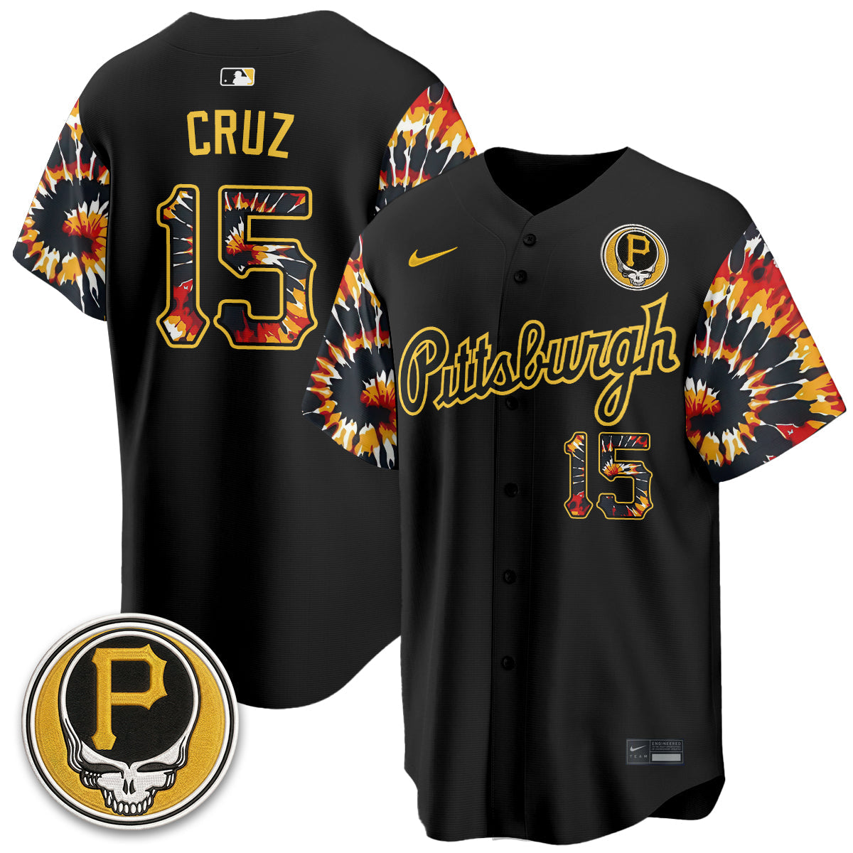 PIT x Grateful Dead Vapor Limited Jersey - Stitched