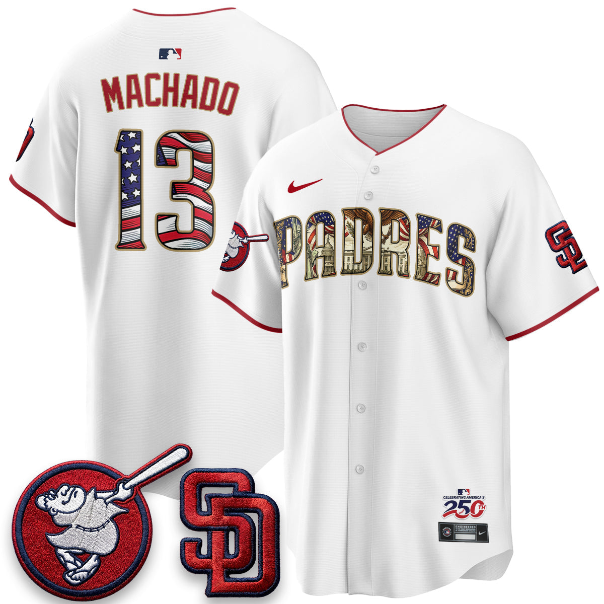SD 2026 Independence Day USA Vapor Limited Jersey - Stitched