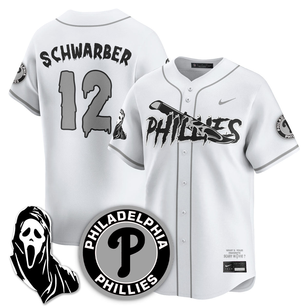 PHI "Scream Ghostface" Jersey - Stitched