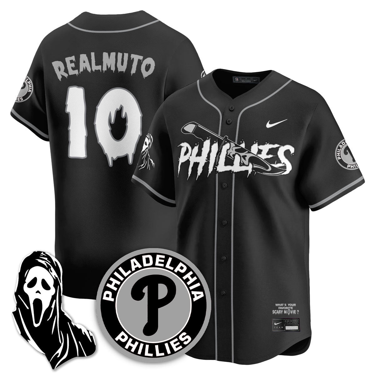 PHI "Scream Ghostface" Jersey - Stitched