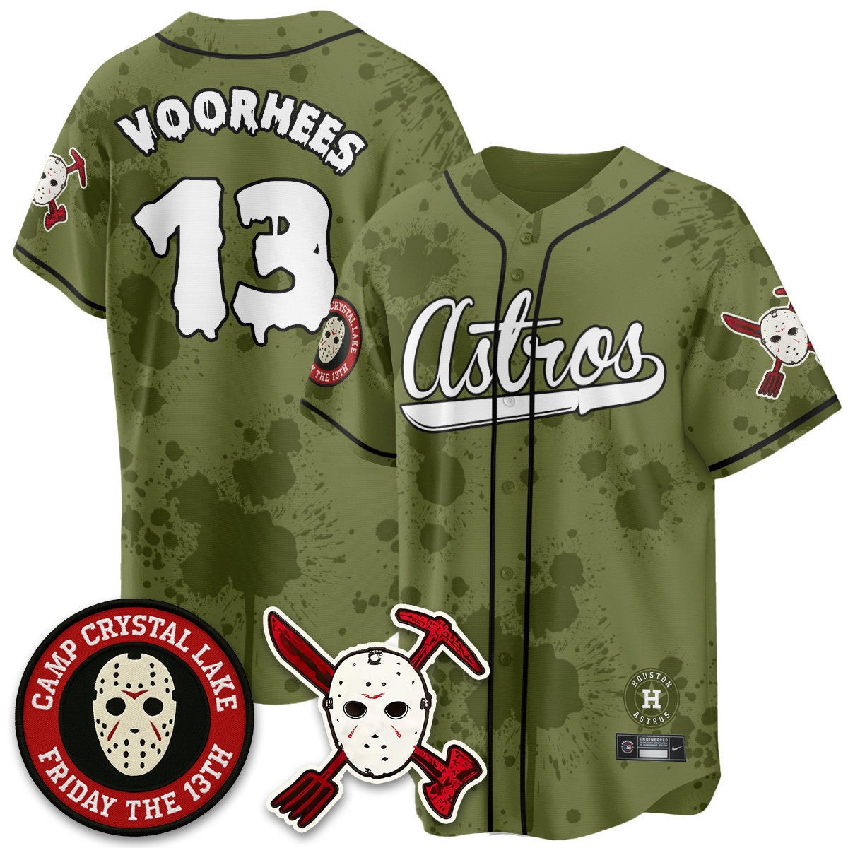HOU "Friday the 13th" Jersey - Stitched