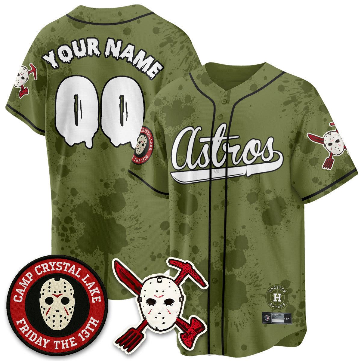 HOU "Friday the 13th" Jersey - Stitched