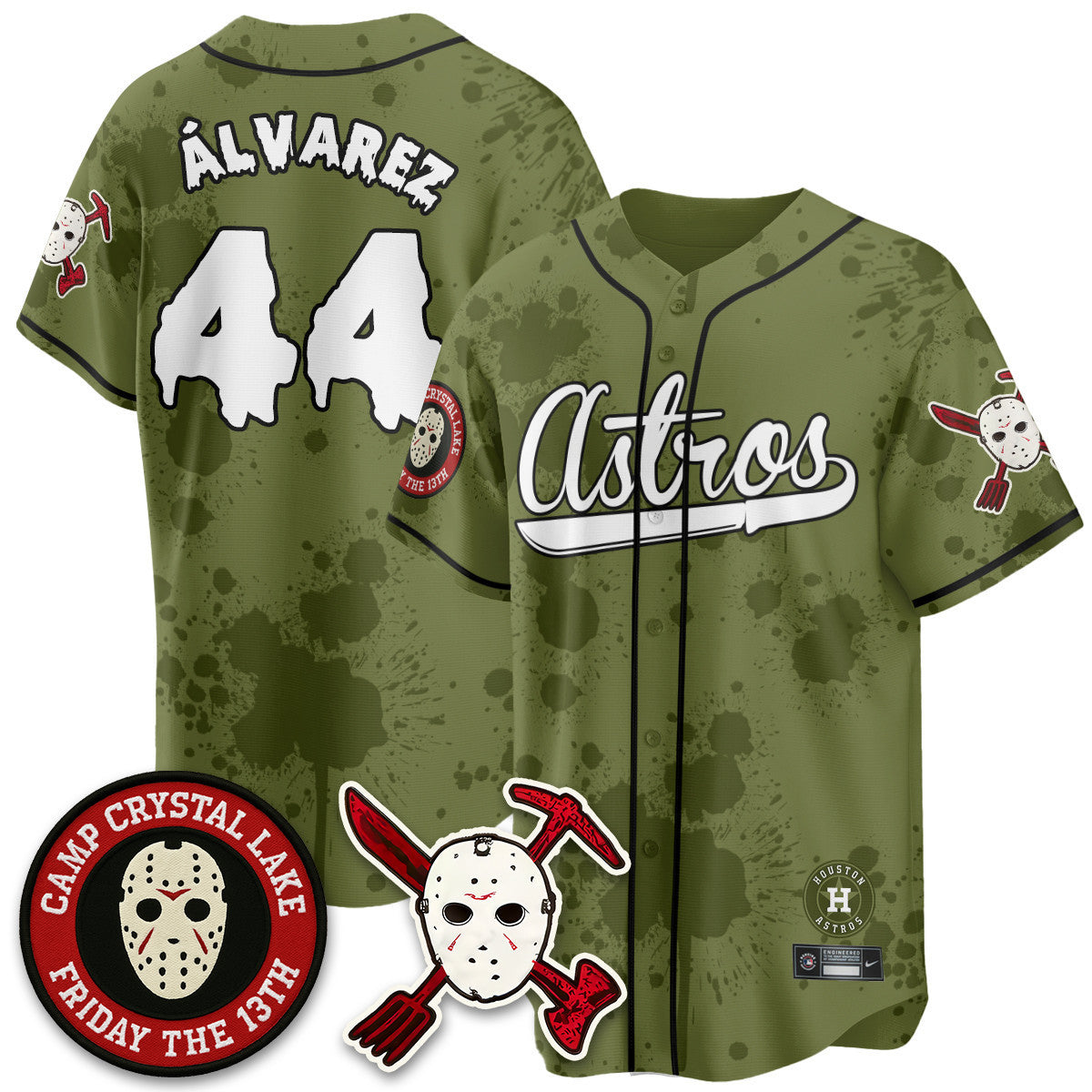 HOU "Friday the 13th" Jersey - Stitched