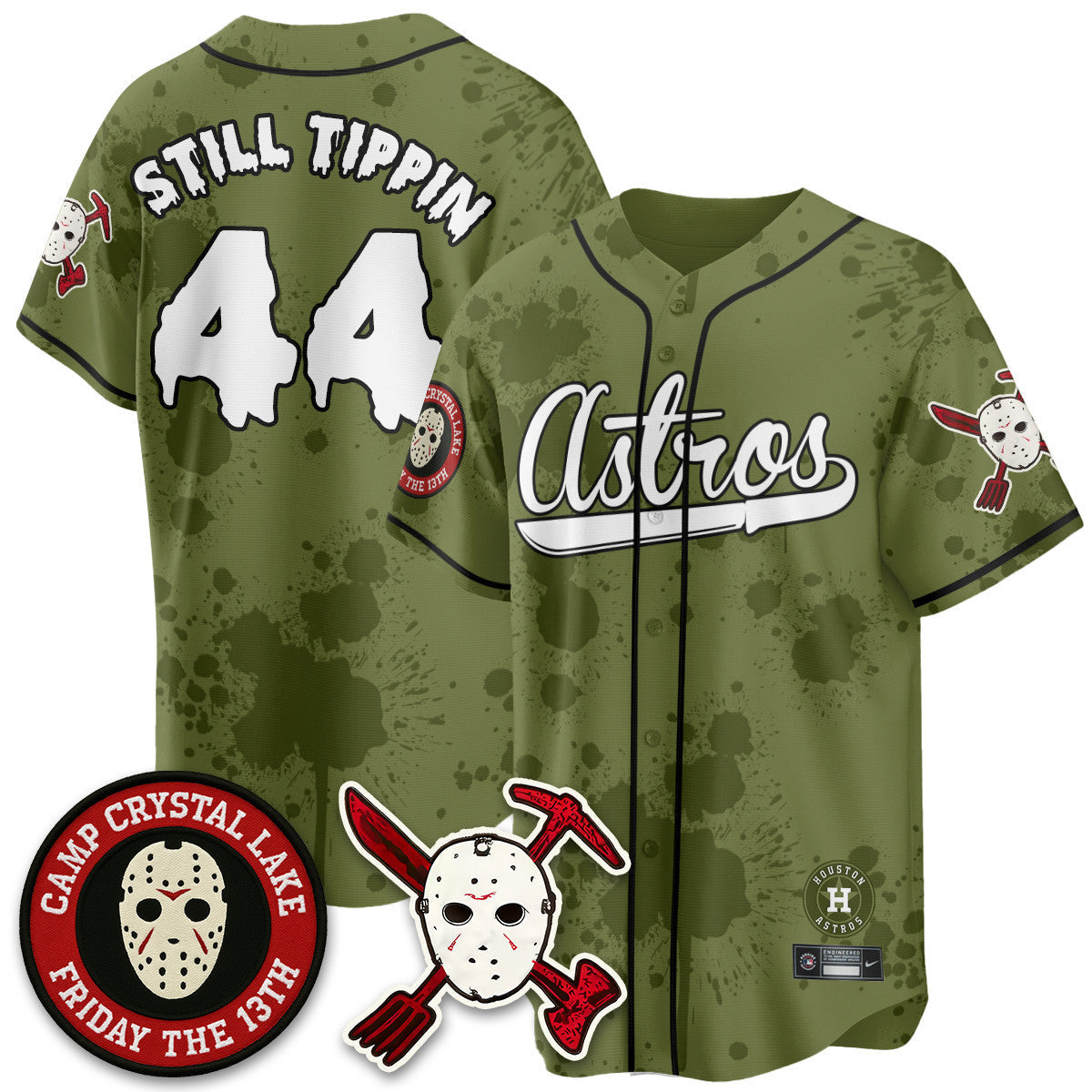 HOU "Friday the 13th" Jersey - Stitched