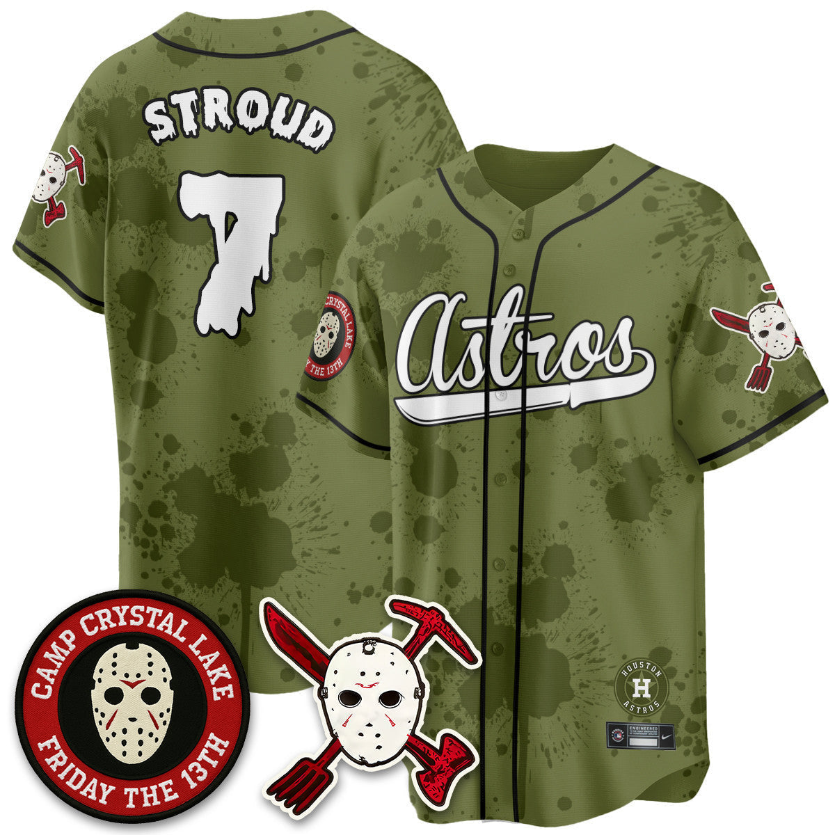 HOU "Friday the 13th" Jersey - Stitched