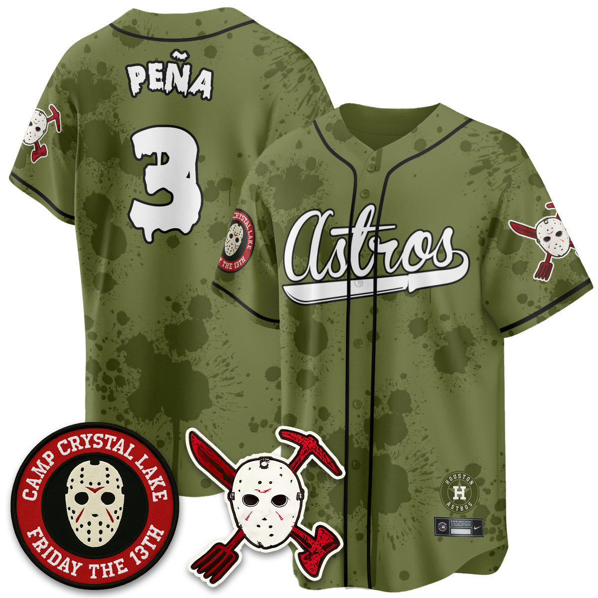 HOU "Friday the 13th" Jersey - Stitched