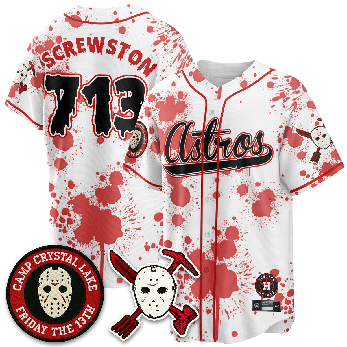 HOU "Friday the 13th" Jersey - Stitched