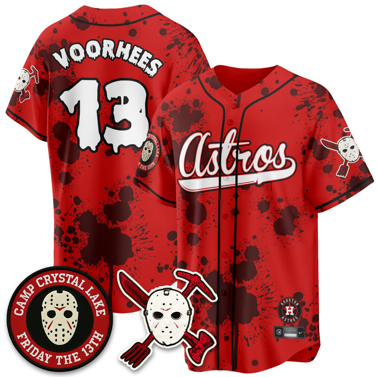 HOU "Friday the 13th" Jersey - Stitched