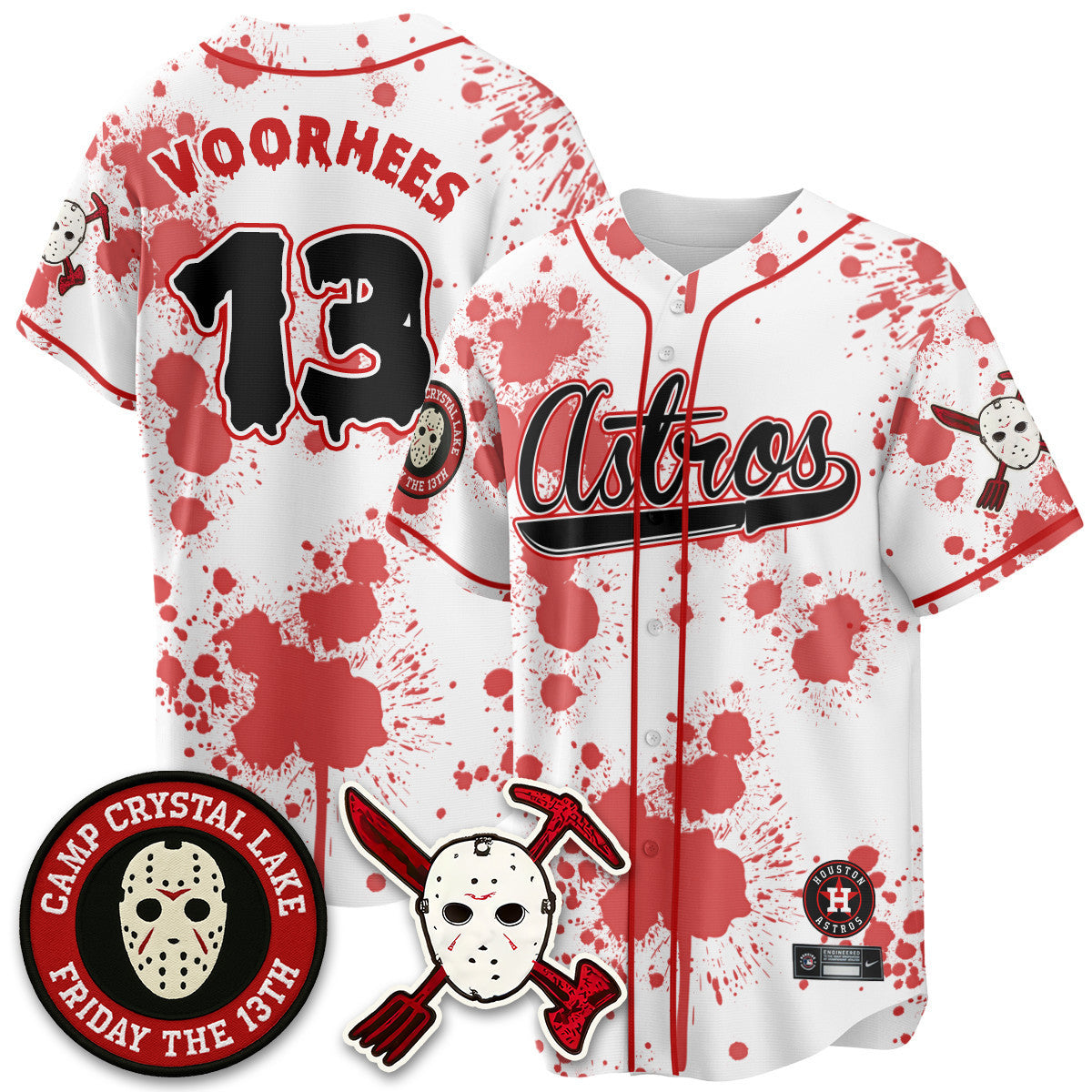 HOU "Friday the 13th" Jersey - Stitched