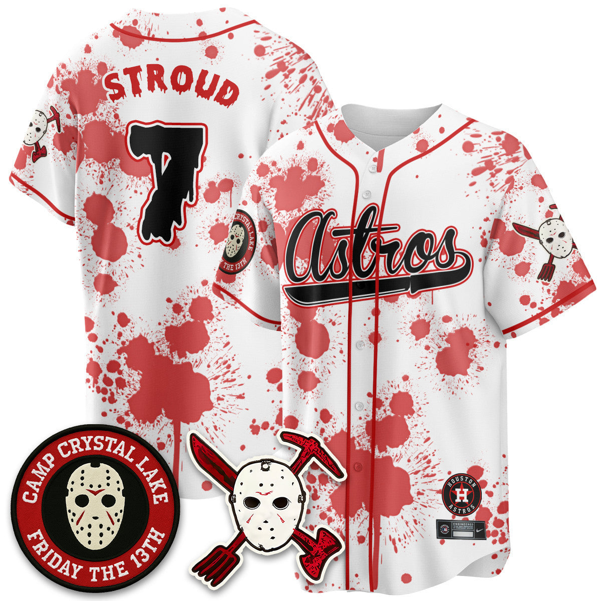 HOU "Friday the 13th" Jersey - Stitched