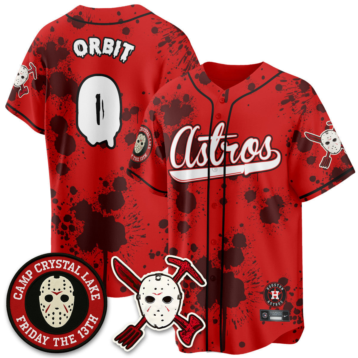 HOU "Friday the 13th" Jersey - Stitched