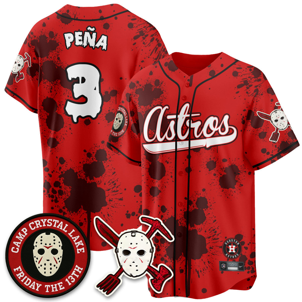 HOU "Friday the 13th" Jersey - Stitched