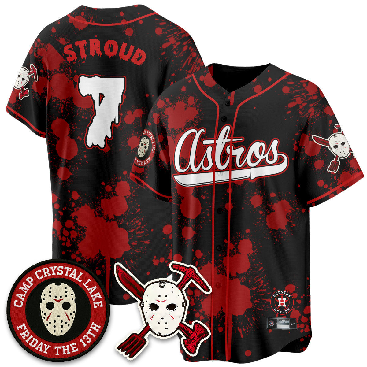 HOU "Friday the 13th" Jersey - Stitched