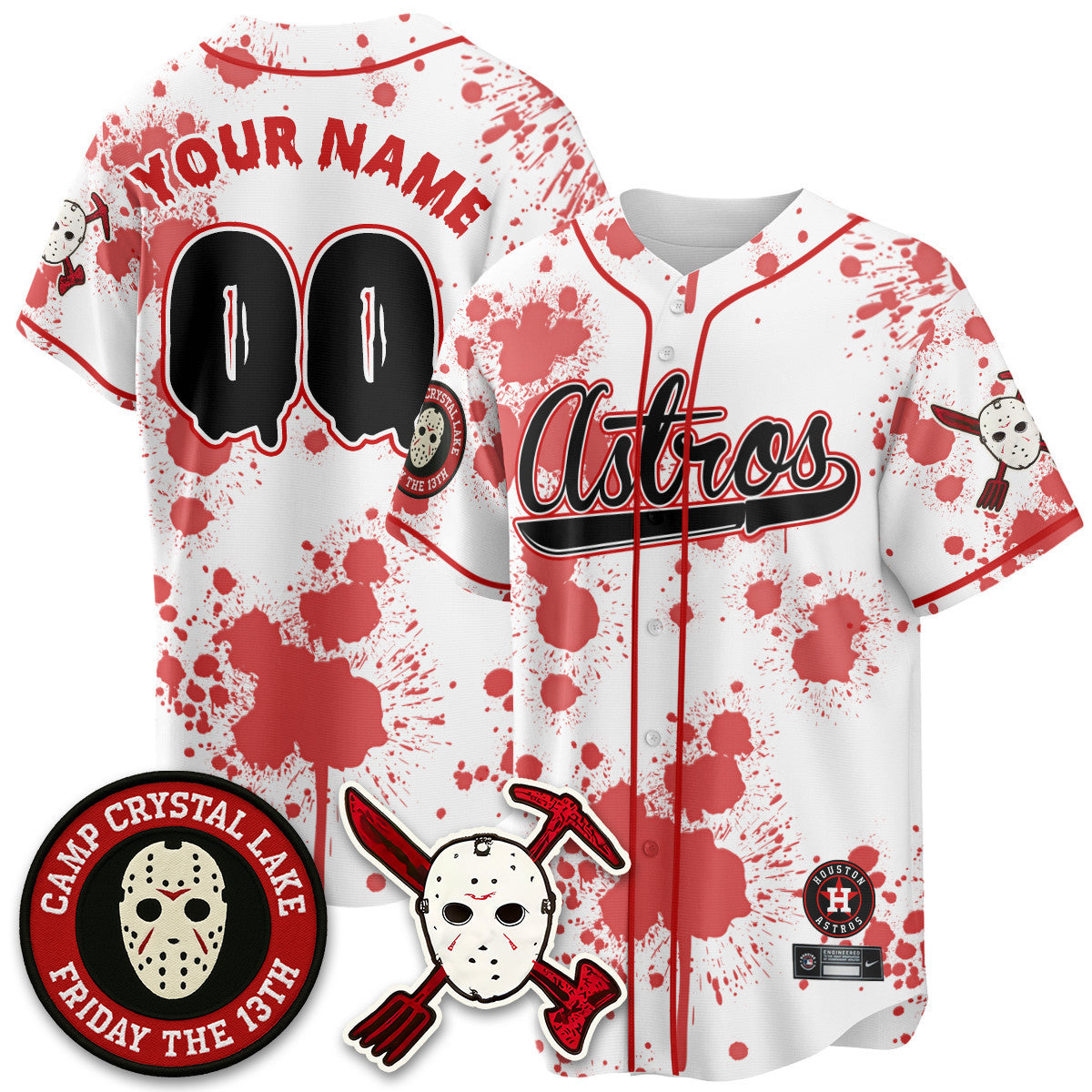 HOU "Friday the 13th" Jersey - Stitched