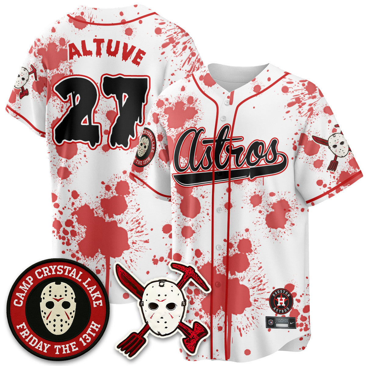 HOU "Friday the 13th" Jersey - Stitched