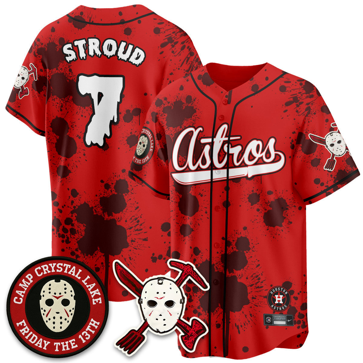 HOU "Friday the 13th" Jersey - Stitched