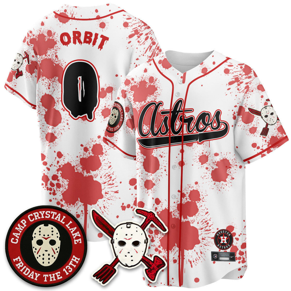 HOU "Friday the 13th" Jersey - Stitched