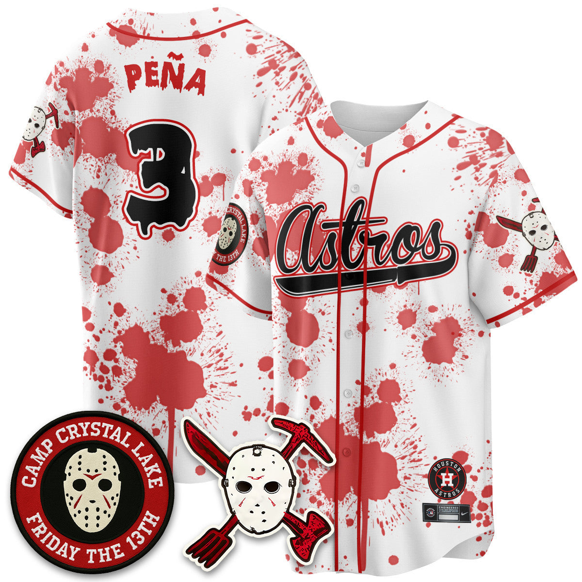 HOU "Friday the 13th" Jersey - Stitched