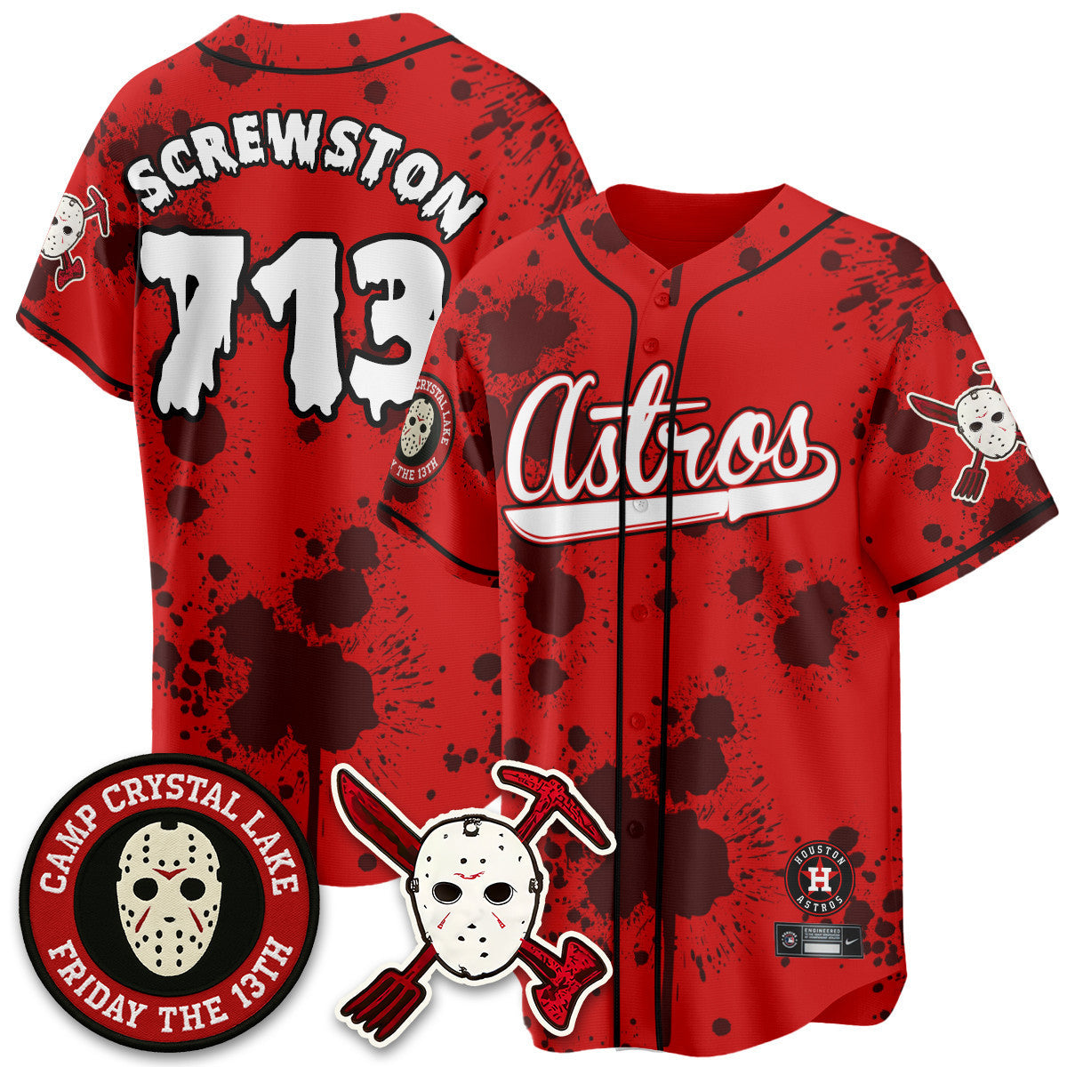 HOU "Friday the 13th" Jersey - Stitched