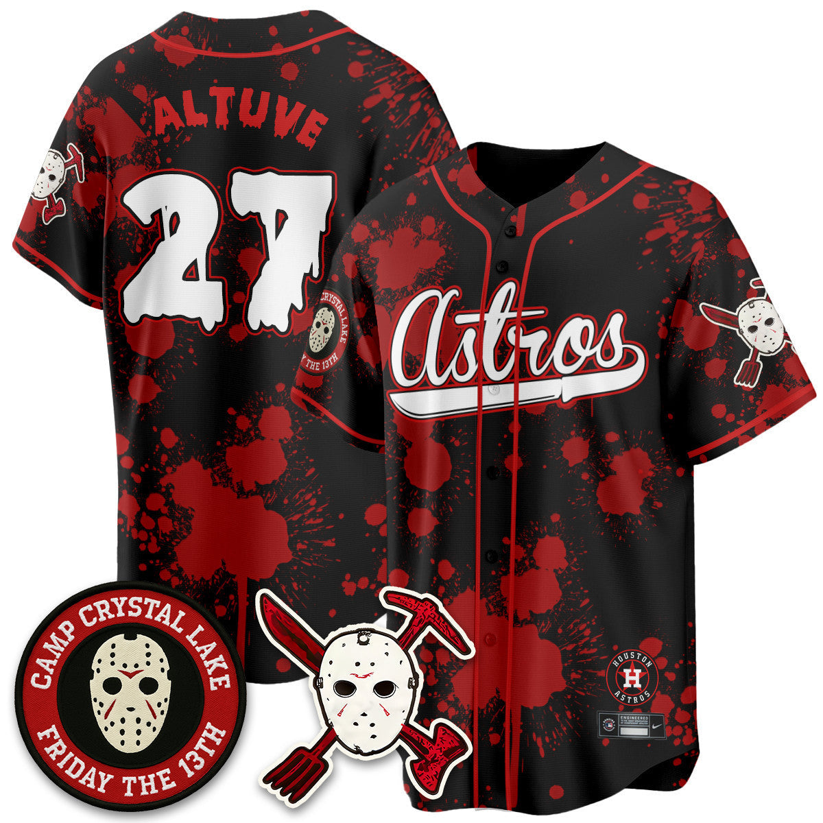 HOU "Friday the 13th" Jersey - Stitched