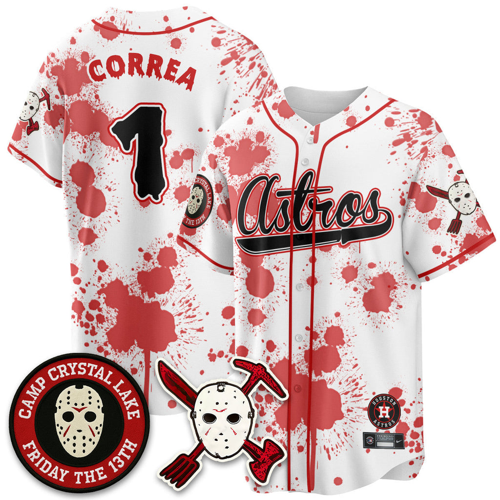 HOU "Friday the 13th" Jersey - Stitched