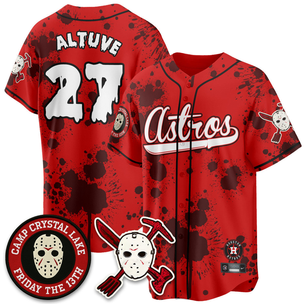 HOU "Friday the 13th" Jersey - Stitched