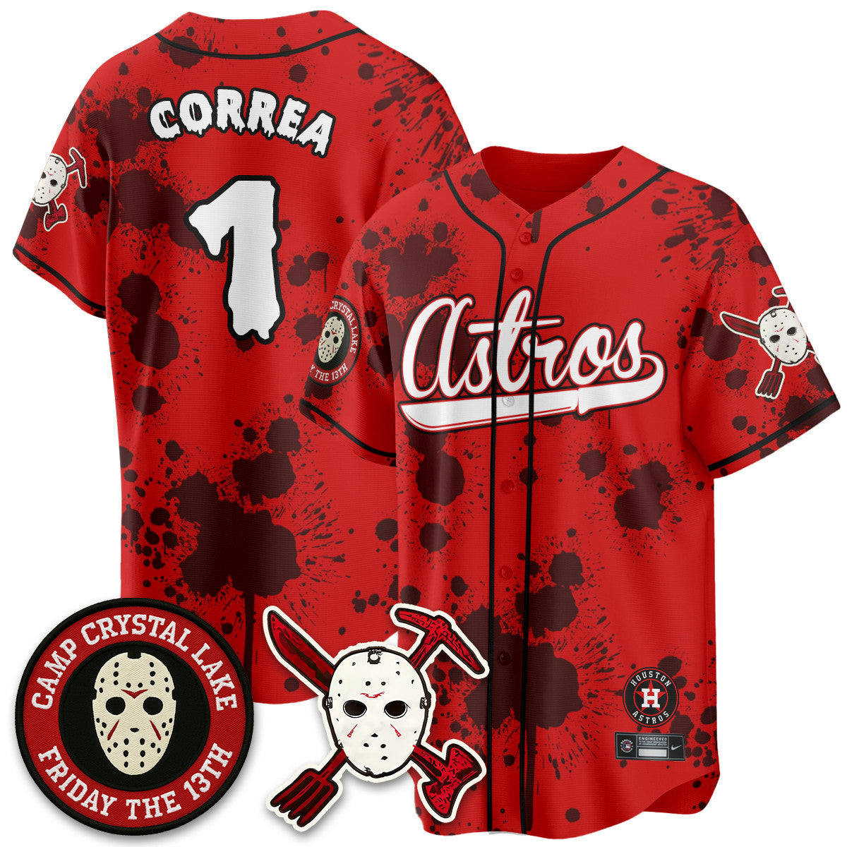 HOU "Friday the 13th" Jersey - Stitched