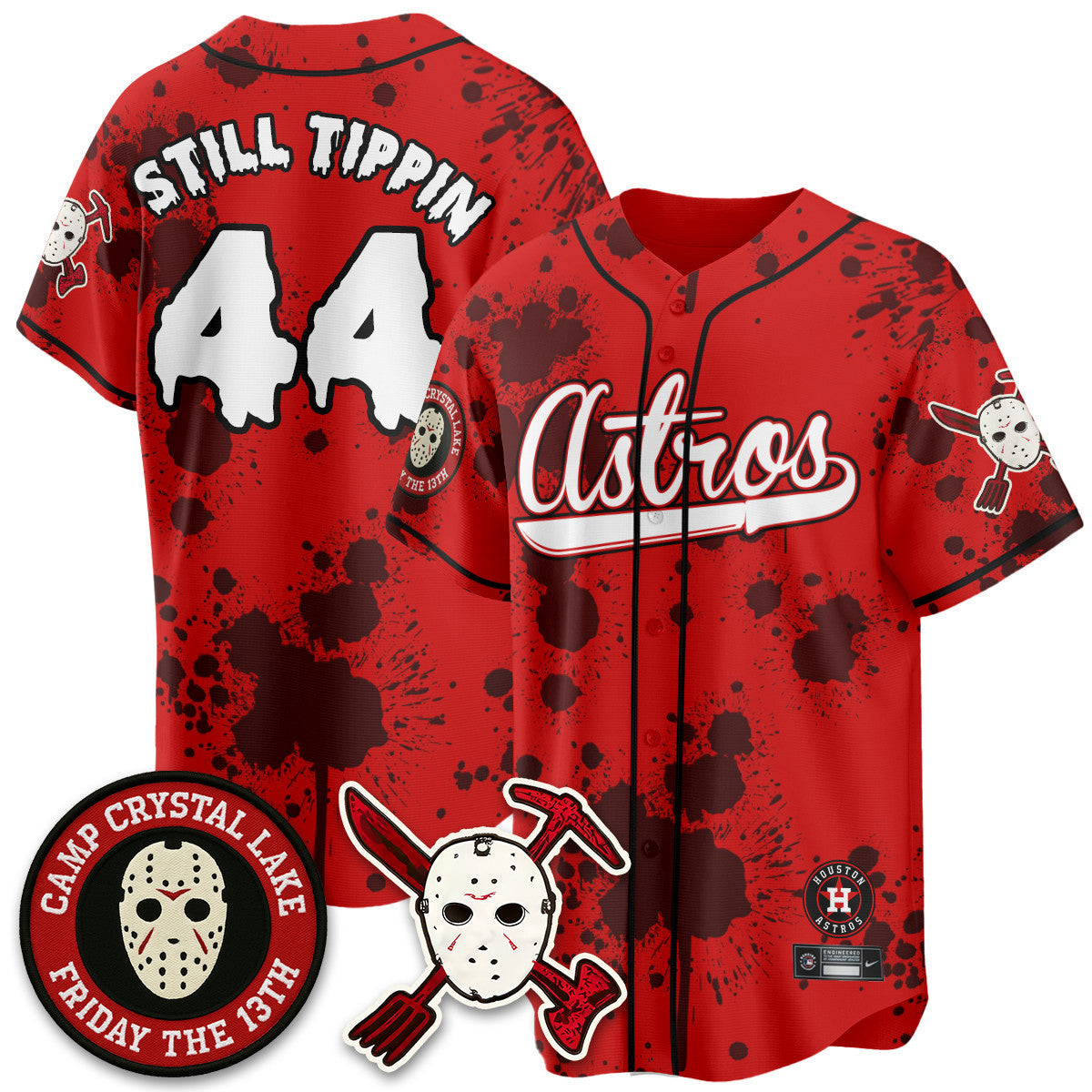 HOU "Friday the 13th" Jersey - Stitched