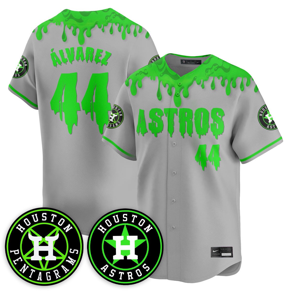 HOU "Slime Night Special" Jersey - Stitched