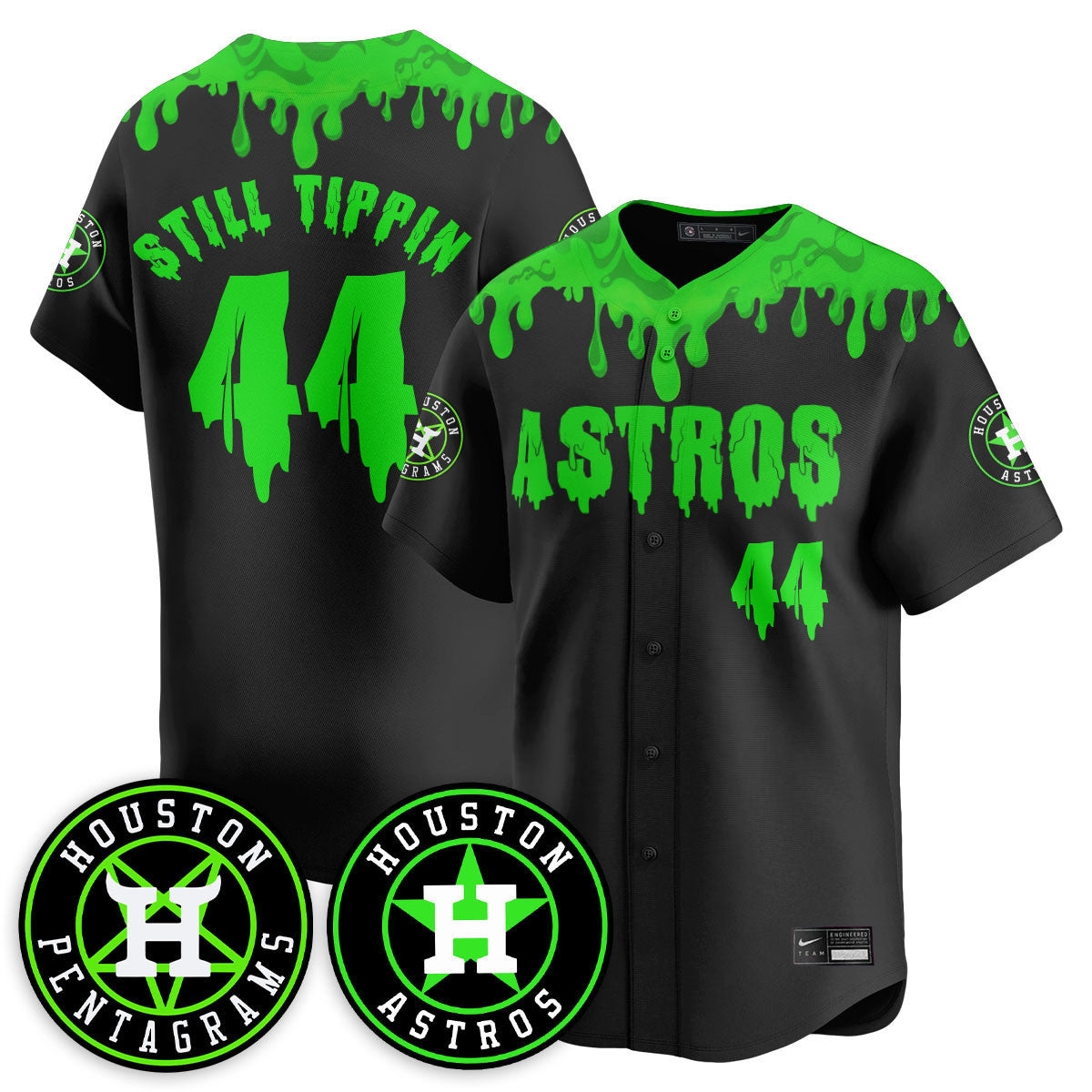 HOU "Slime Night Special" Jersey - Stitched