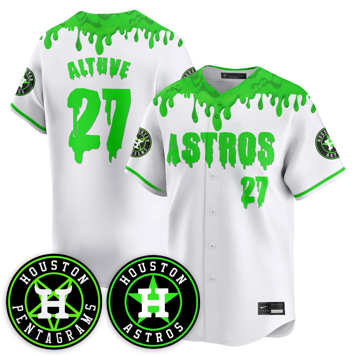 HOU "Slime Night Special" Jersey - Stitched
