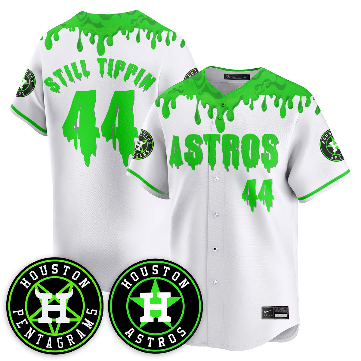 HOU "Slime Night Special" Jersey - Stitched
