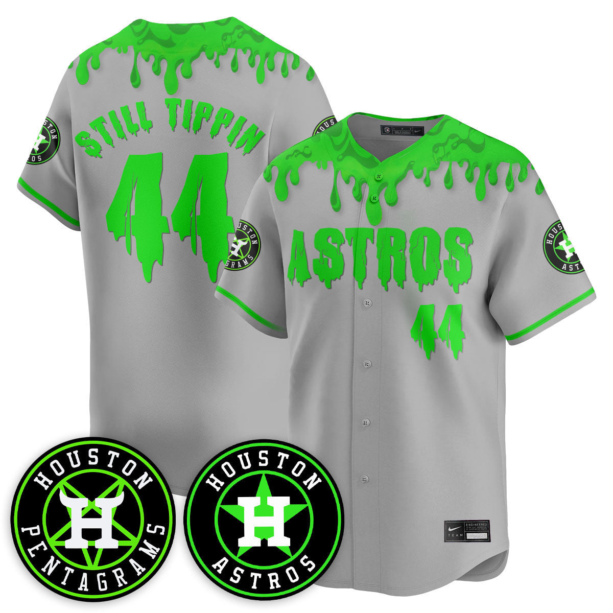 HOU "Slime Night Special" Jersey - Stitched