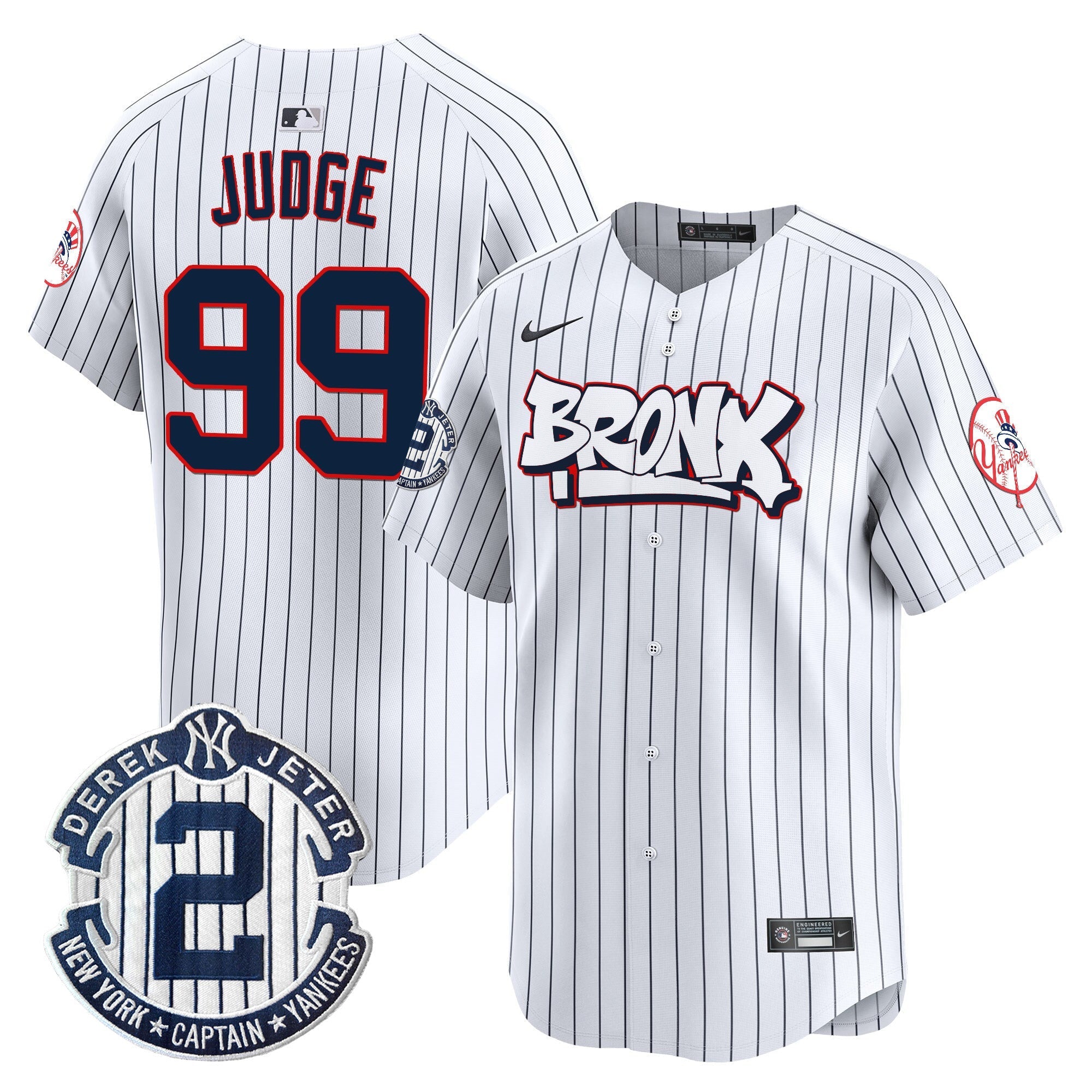 NYY The Bronx Graffiti Vapor Premier Limited Jersey V4 - Stitched