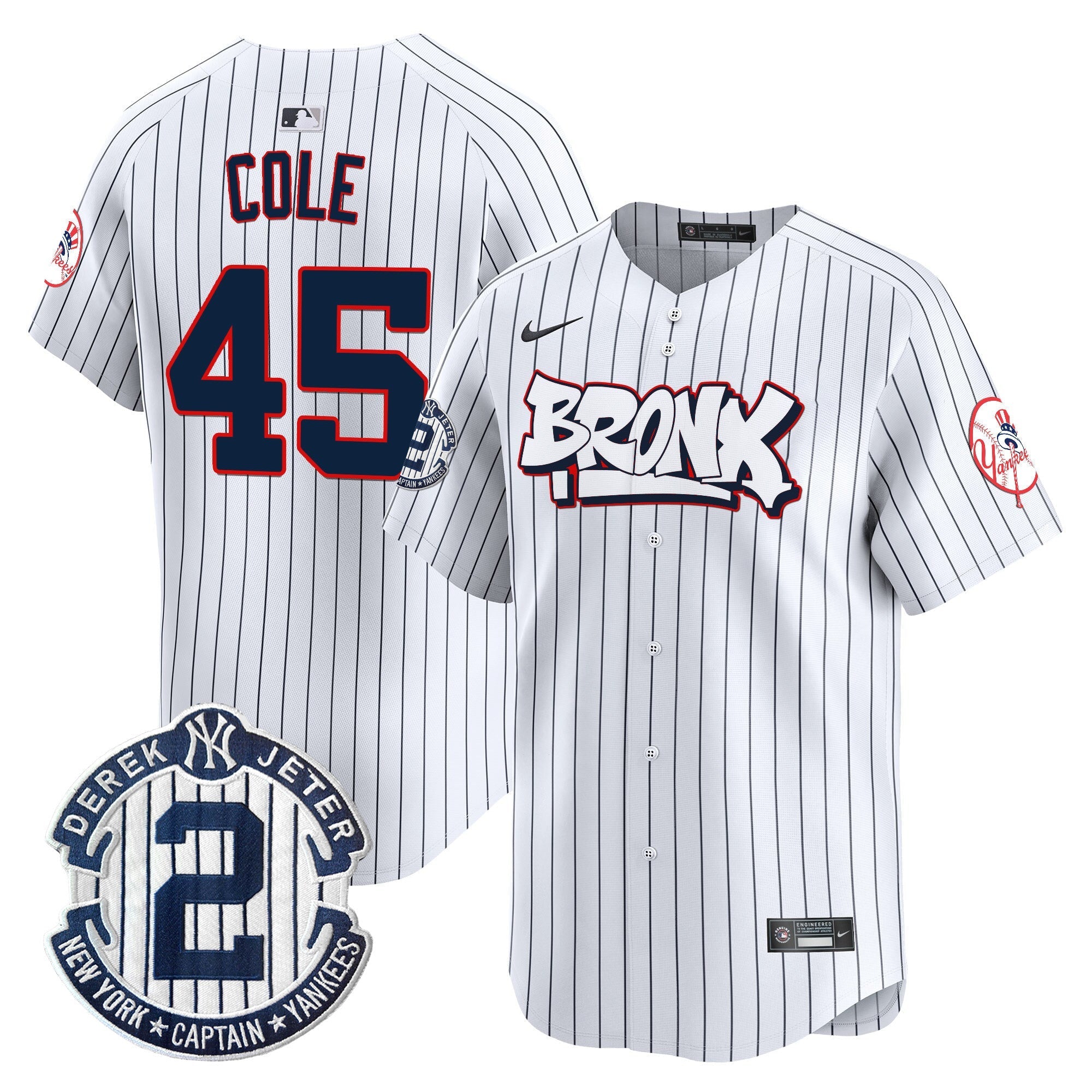 NYY The Bronx Graffiti Vapor Premier Limited Jersey V4 - Stitched