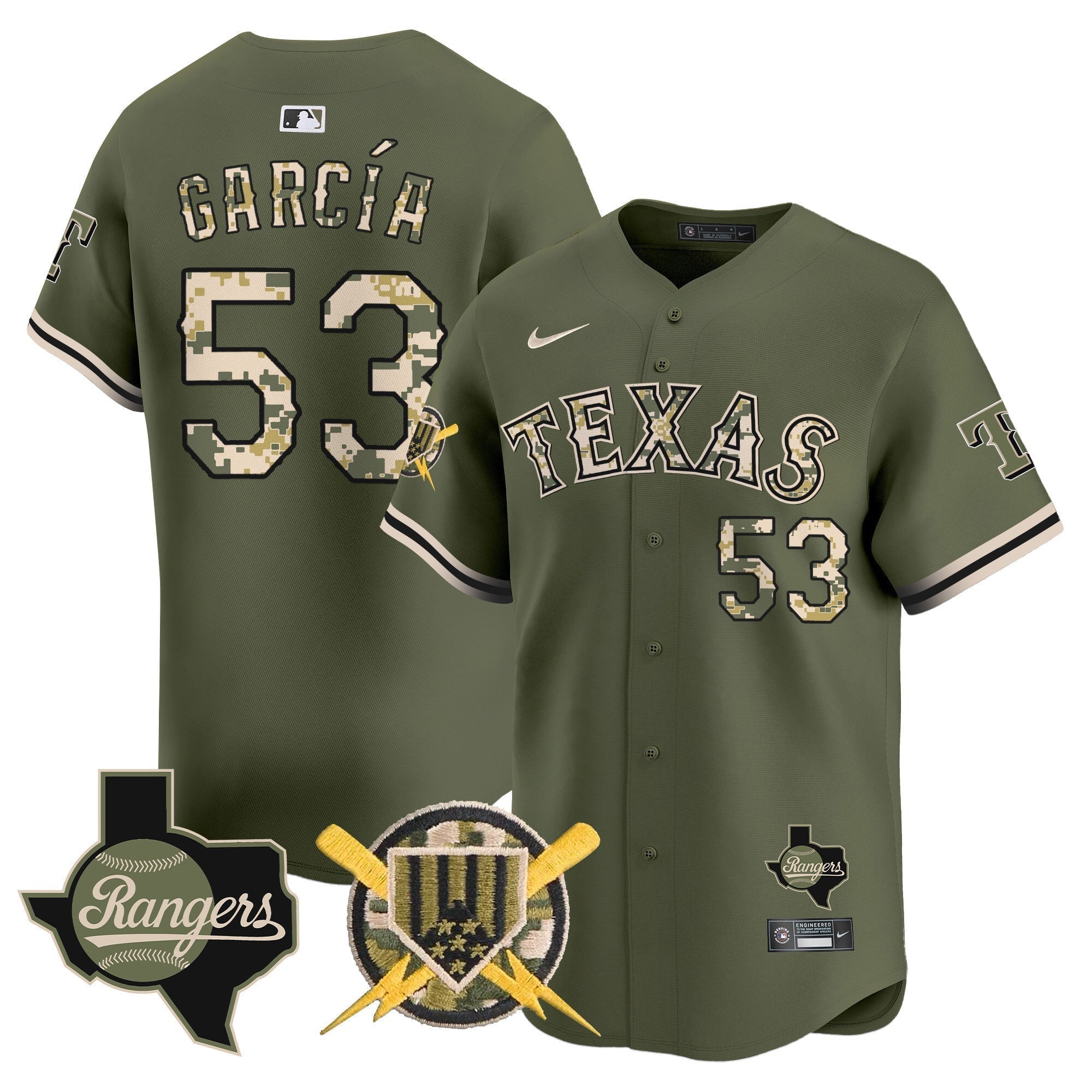 TEX Armed Forces Day Vapor Premier Limited Jersey - Stitched