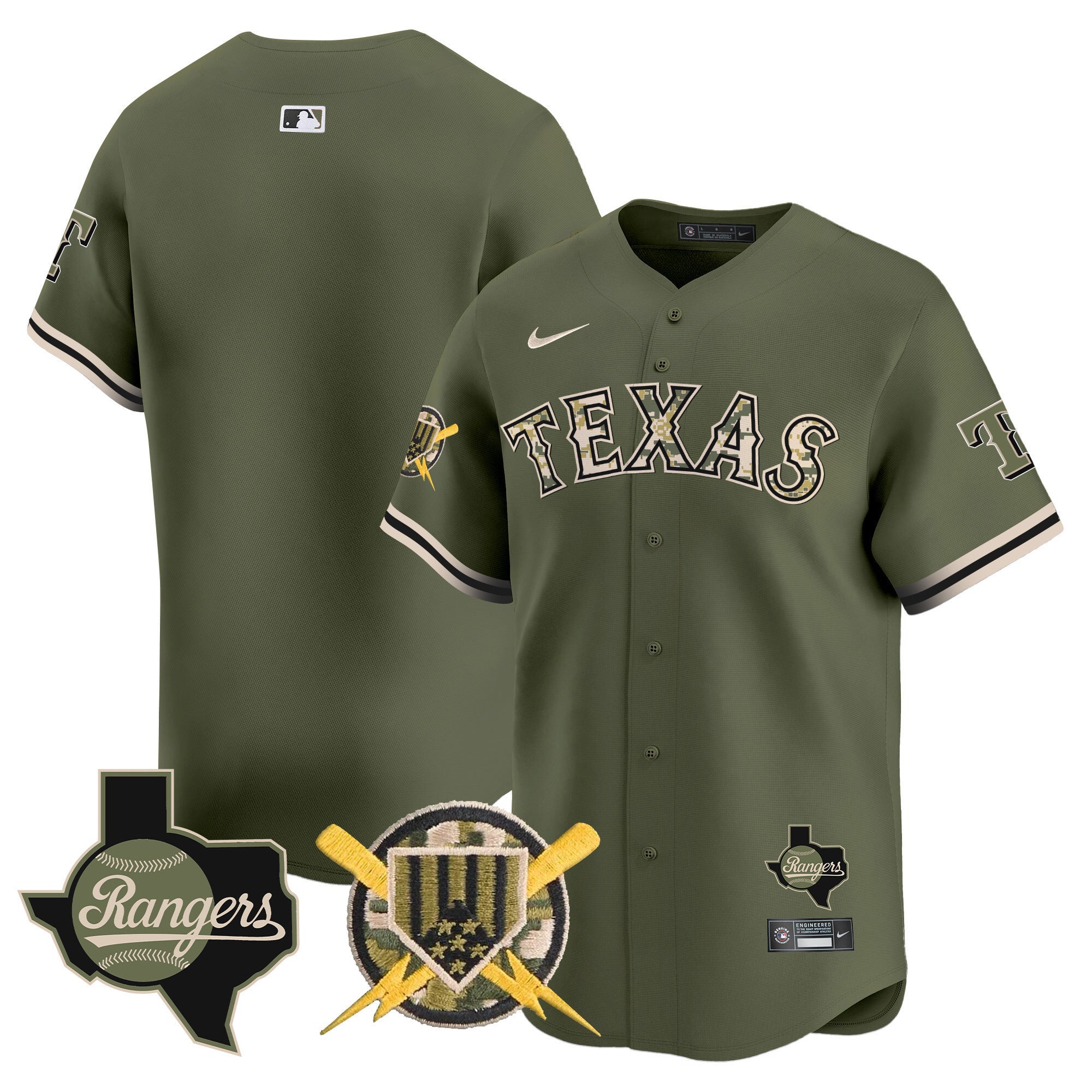 TEX Armed Forces Day Vapor Premier Limited Jersey - Stitched