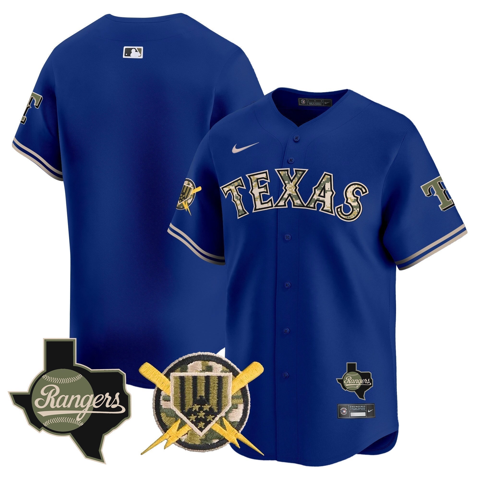 TEX Armed Forces Day Vapor Premier Limited Jersey - Stitched