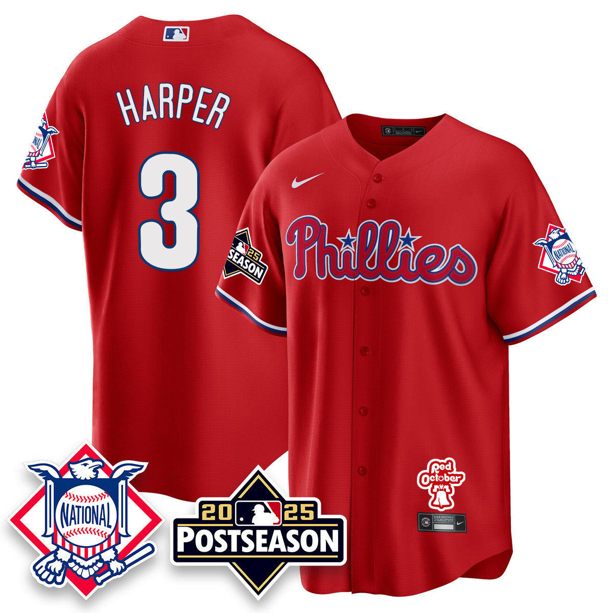 PHI 2025 Postseason Jersey - Stitched