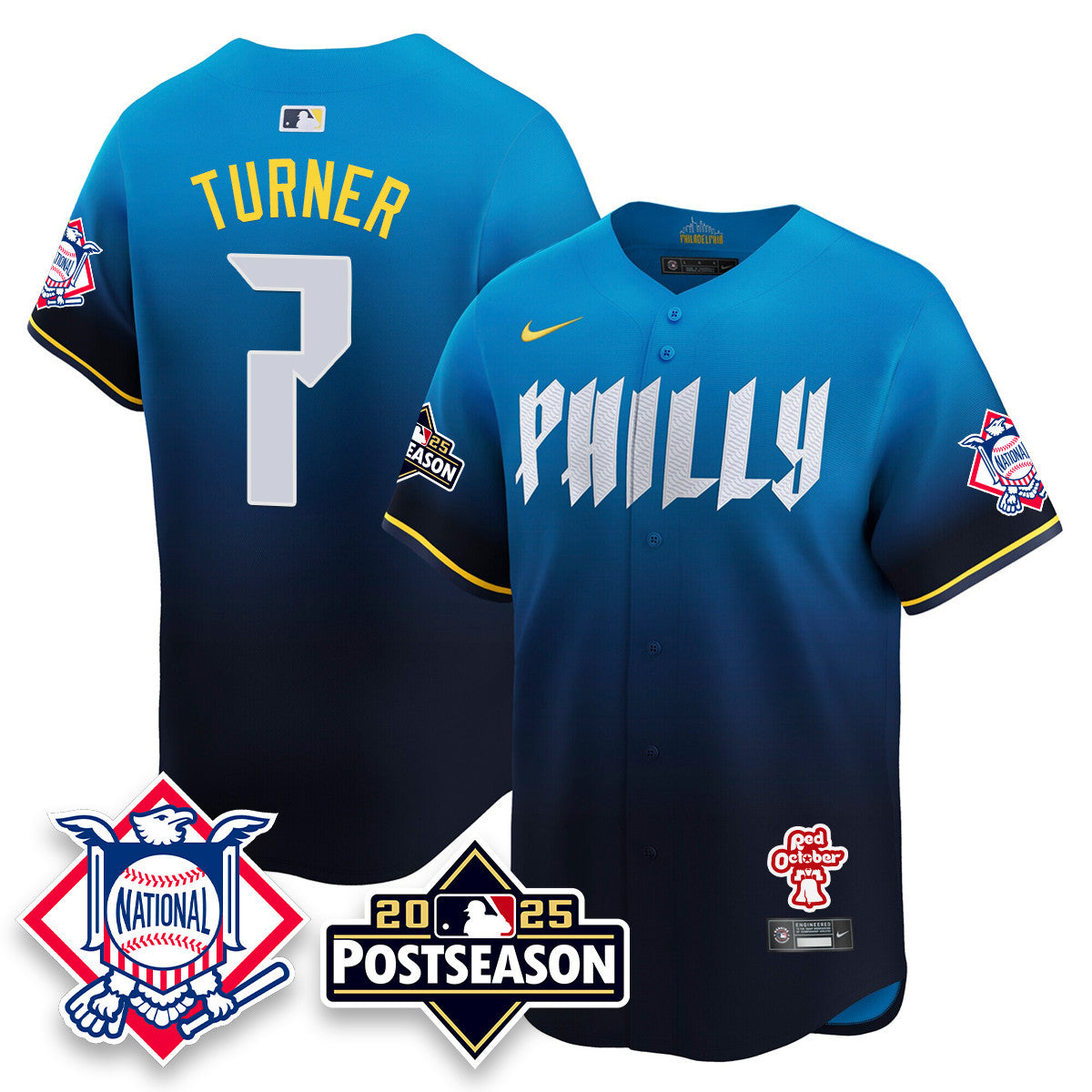 PHI 2025 Postseason Jersey - Stitched