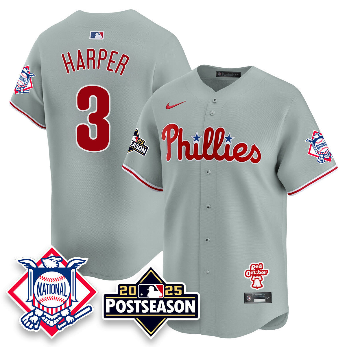 PHI 2025 Postseason Jersey - Stitched