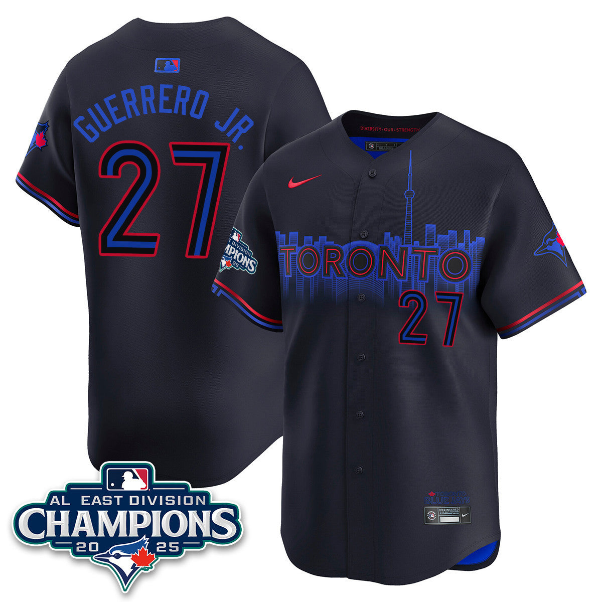 TOR AL East Division Champions Jersey - Stitched