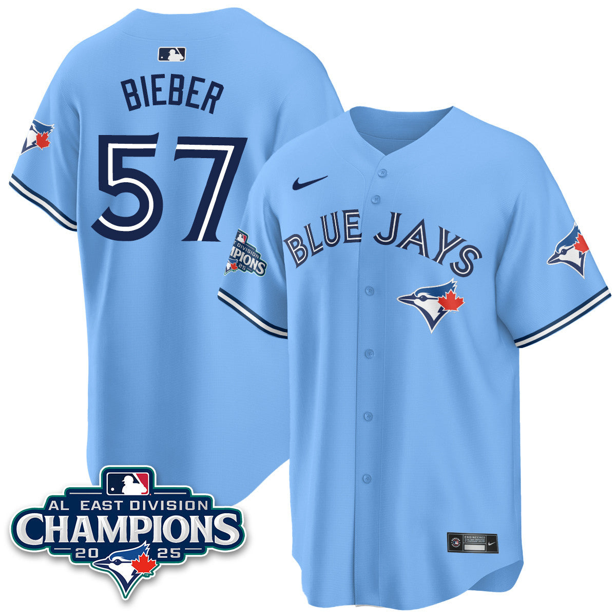 TOR AL East Division Champions Jersey - Stitched