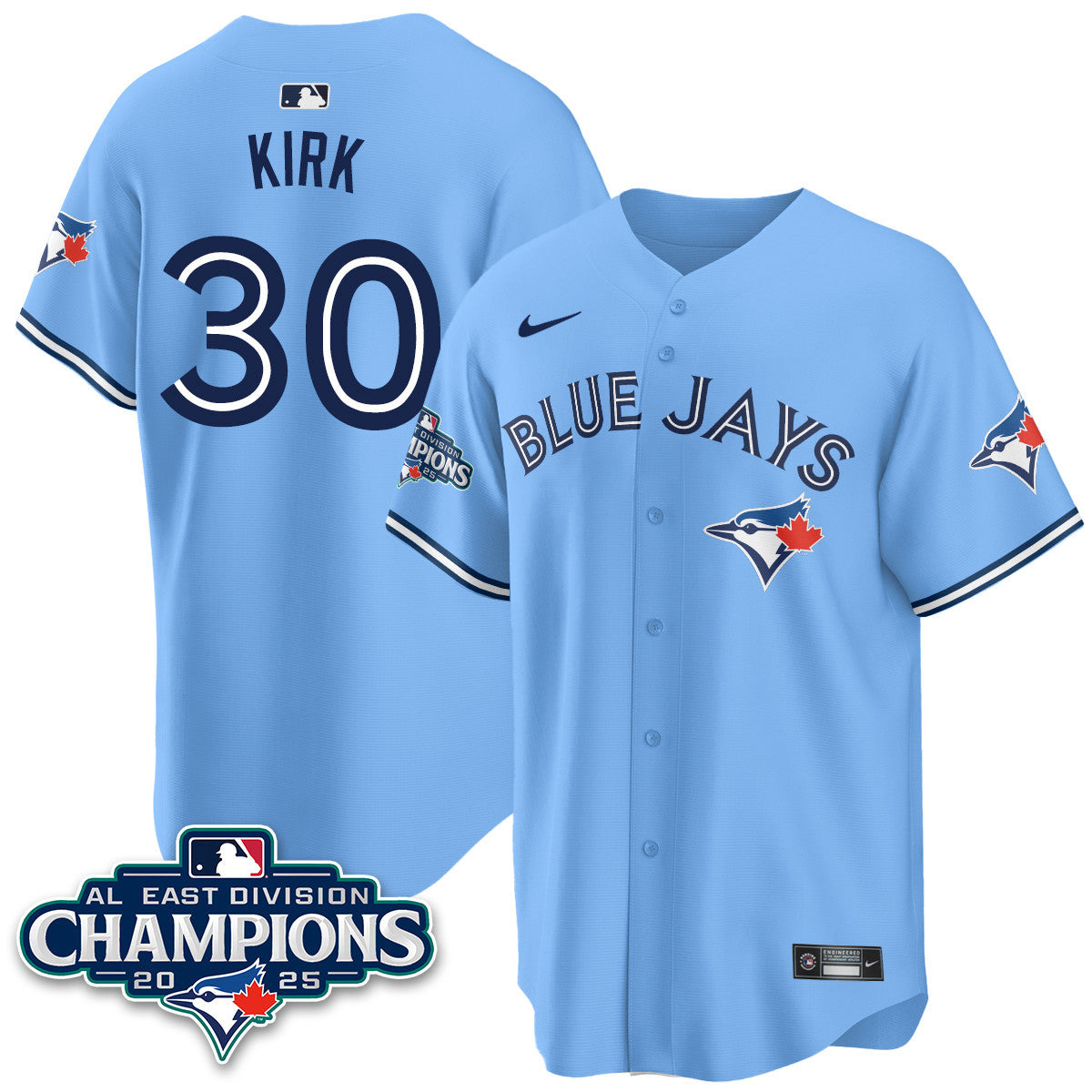 TOR AL East Division Champions Jersey - Stitched
