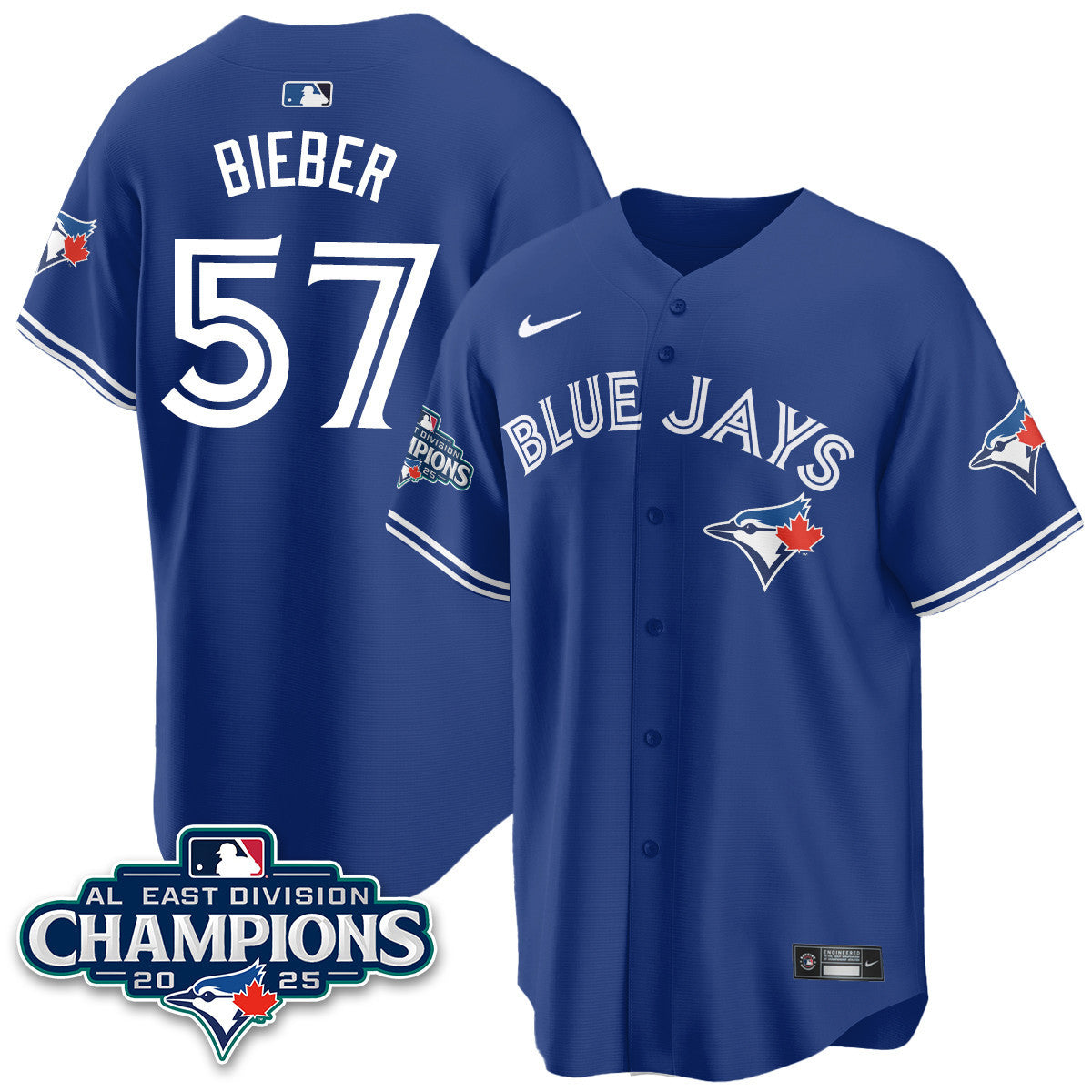 TOR AL East Division Champions Jersey - Stitched