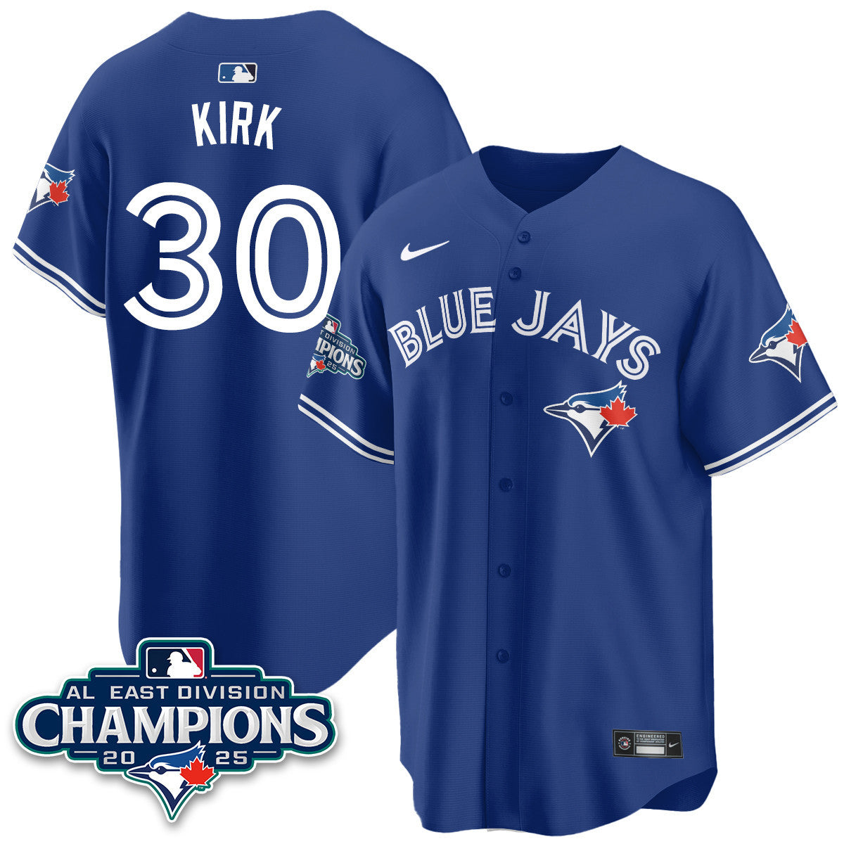 TOR AL East Division Champions Jersey - Stitched