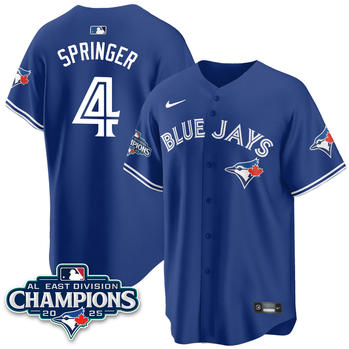TOR AL East Division Champions Jersey - Stitched